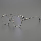CHH Chrome Hearts Glasses Pure Titanium Business Polygon Glasses Frame
