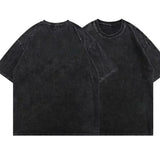 Whale Print Graphic T-shirts for Men Casual High Street