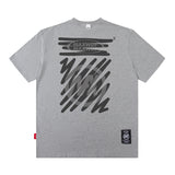 Men T Shirt Printed Summer Short-Sleeved T-shirt Men's Vibe Style Loose