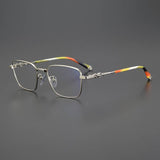 CHH Chrome Hearts Glasses Vintage Versatile Ultra Light Pure Titanium Glasses Frames