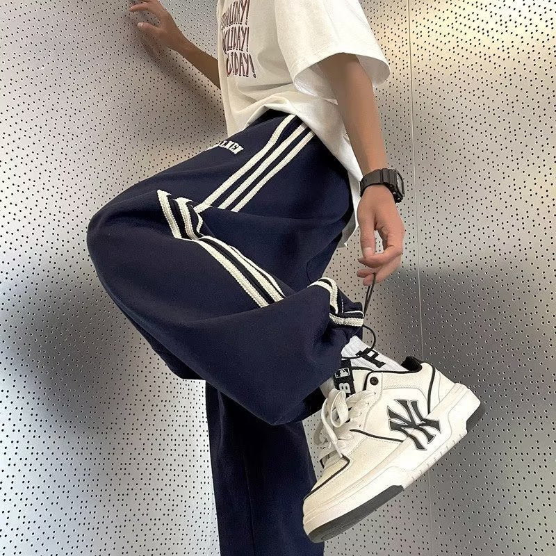 Men Sweatpants Men's Summer Fashion Brand Trendy Loose Sports and Leisure Trousers
