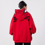Women Hoodie Hooded Sweater Loose Autumn and Winter Towel Cardigan Coat