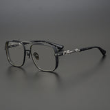 CHH Chrome Hearts Glasses Versatile pure titanium square frame sunglasses frame large face myopia glasses frame