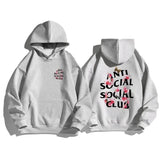 ANTI letter trendy women's cotton hoodie oversized