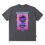 Men T Shirt Fashion Brand Portrait Printing Short-Sleeved T-shirt Men's Summer