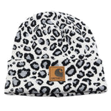 Carhartt Hat Fashion Leopard Print Warm Knitted Hat