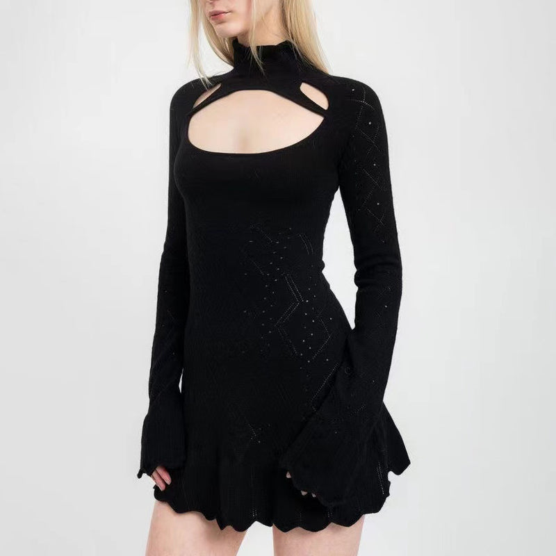 Women's Desses Knitted Dress Autumn Women's Long Sleeve