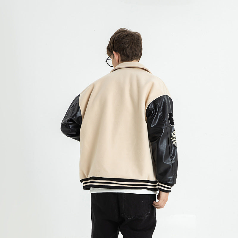Varsity Jacket Vintage Baggy Coat