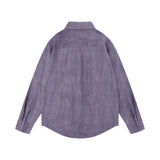 Men Long Sleeved T Shirt Distressed Shirt Men's Spring and Autumn Comfortable Breathable Loose Long Sleeve Shirt Outer Wear