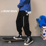 Men Sweatpants Overalls Men's Autumn Fashion Brand Retro Loose