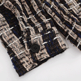 Men Long Sleeved T Shirt Stripe Thickening Shirt Coarse Flower Color-Contrast Check Loose Shirt Coat