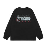 Men Long Sleeve Shirt Couple Long Sleeve T-shirt Men and Women Ins Idle Style All-Match Loose