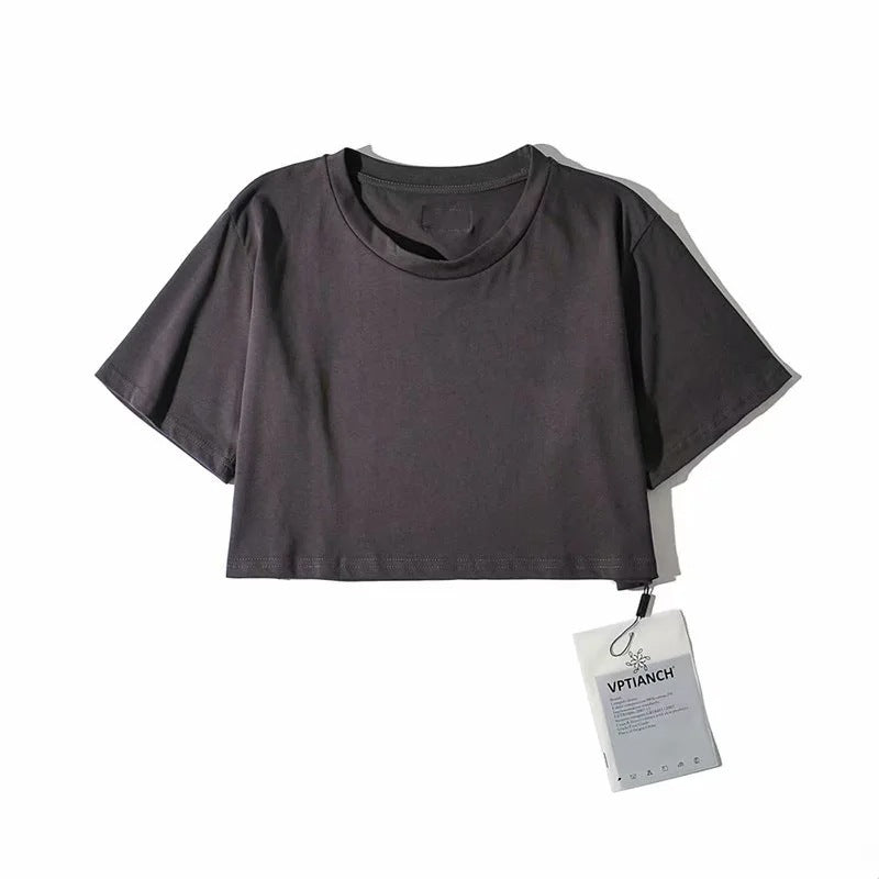 Women T-Shirt Short-Sleeved Top Women's Summer Loose-Fitting Casual T-shirt