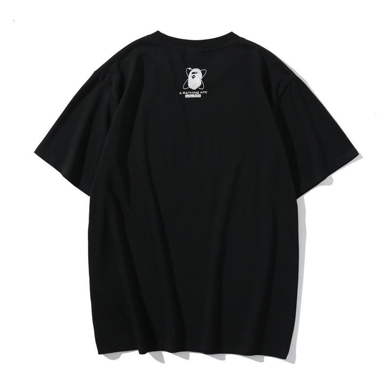 Bathing Ape T Shirt Summer Milky Way Ape Head Short Sleeve T-shirt