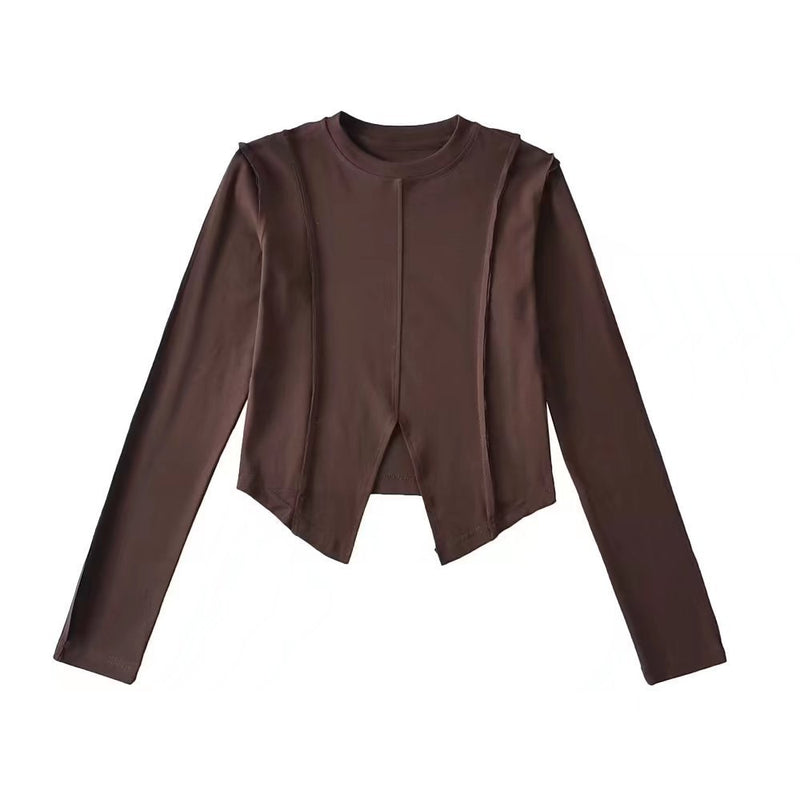Women T-Shirt Long Sleeve Bottoming Shirt for Women Autumn