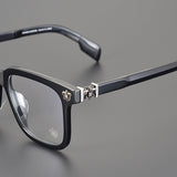 CHH Chrome Hearts Glasses Large Square Large Face Myopia Anti-Blue Light Glasses Frame