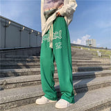 Men Sweatpants Casual Pants Male Letter Spring and Autumn Sports Pants Straight