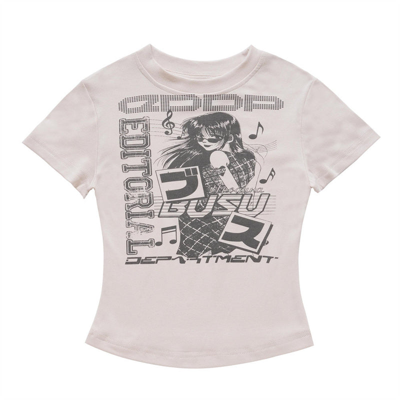 Women T-shirt Printed Short-Sleeved T-shirt for Girls O-neck Short Summer Casual