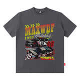 Men T Shirt Short Sleeve T-shirt Men and Women Couple Retro Loose Couple Hip Hop