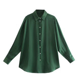 Women T-shirt Fall Women's Clothing All-Matching Printed Shirt