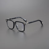 CHH Chrome Hearts Glasses Large Square Large Face Myopia Anti-Blue Light Glasses Frame