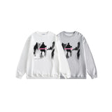 Unisex Hoodie Design Fashion Brand National Fashion Crew Neck Pullover Sweatshirt Men and Women