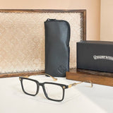 CHH Chrome Hearts Glasses pure titanium sword pattern pattern two-color temple myopia glasses frame