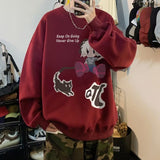 Men Hoodie Sweater Men's Autumn Fashion Brand Long Sleeve T-shirt Retro Loose