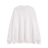 Men Hoodie Sweater Men's Autumn Loose Casual Letter Crew Neck