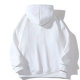 Men Fleece Lined Hoodie Hooded Sweater Men's Winter Clothes Loose Thick Warm Pullover