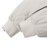 Men Cotton Padded Jacket Men's Casual Multi-Zip Coat Cotton Coat Loose Jacket