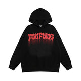 Men Hoodie Five-Pointed Star Foam Thin Hoodie