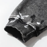 Men Hoodie Washed Old Hooded Sweater Men's Autumn and Winter Letter Printing