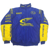 F1 Racing Suit Racing Suit Preppy Style Retro Style Autumn and Winter Wear Coat Cotton Jacket Subaru Coat Embroidery