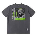 Men T Shirt Printed Short-Sleeved T-shirt Men and Women Couple Hiphop Summer