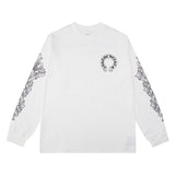 Chh Chrome Heart Long Sleeve Shirt Unisex Fashion Loose Long Sleeve Shirt