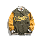 Varsity Jacket Vintage Spring Baseball Uniform Stitching Jacket Men