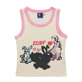Women Vest Cartoon Printed Vest Girls Summer Casual Short Sleeveless