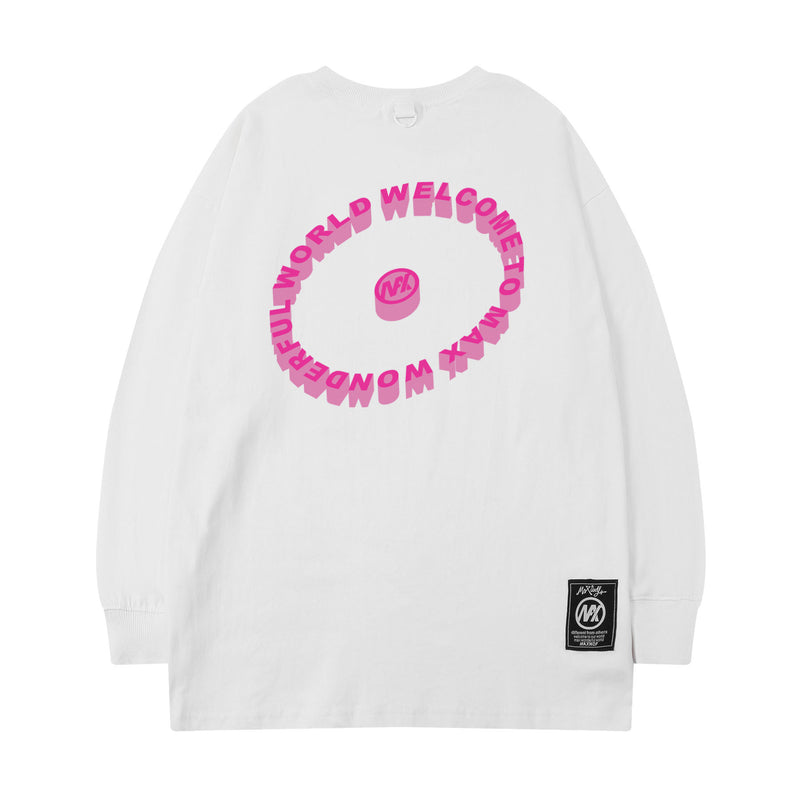 Men Long Sleeve Shirt Preppy Style round Neck Long Sleeve T-shirt Men and Women Street Hip Hop Couple