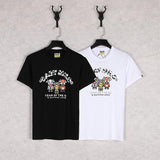 Bathing Ape T Shirt Summer Plus Size Loose Cartoon Anime Print Short Sleeve T-shirt