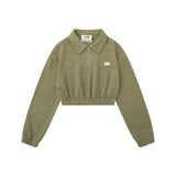 Women Hoodie Long-Sleeved Sweater Women's Autumn Short Top