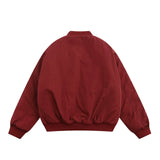 Men Cotton Padded Jacket Men's Thickened Warm Cotton Coat Jacket Baseball Uniform