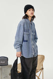 Unisex Jacket Autumn New Washed Denim Shirt Women's Clothing