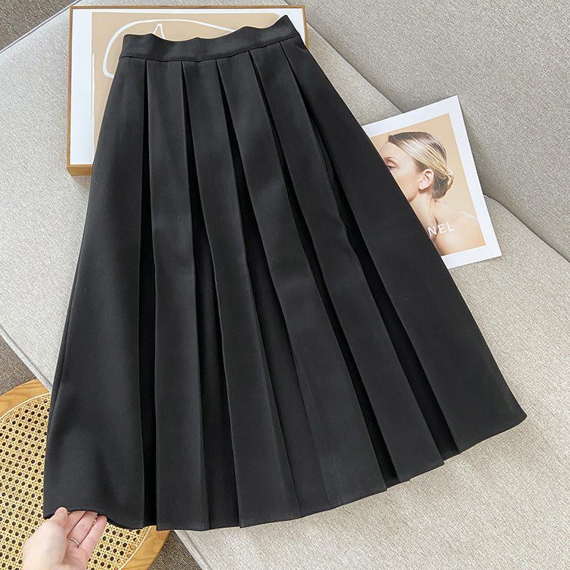 Women Skirt Women Early Autumn Retro A- line Skirt