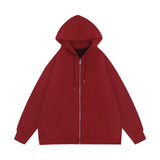 Men Hoodie Spring and Autumn Hooded Cardigan Sweater Zipper Jacket Casual Hoodie