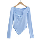 Women T-shirt Spring Long Sleeve T-shirt Women's Bottoming Shirt