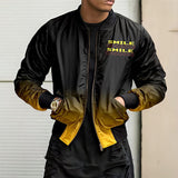 Graffiti Bomber Jacket Men's Autumn and Winter Jacket Men's Jacket