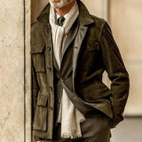 Men Jack Men's Leather Casual Fashionable Jacket Men