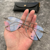 CHH Chrome Hearts Glasses Pure Titanium Ultra Light Toad Mirror Myopia Glasses Frame