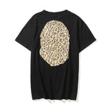 Bathing Ape T Shirt Summer Leopard Print Short Sleeve T-shirt
